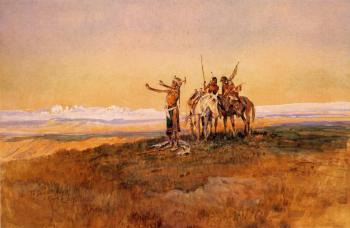 Charles Marion Russell : Invocation to the Sun